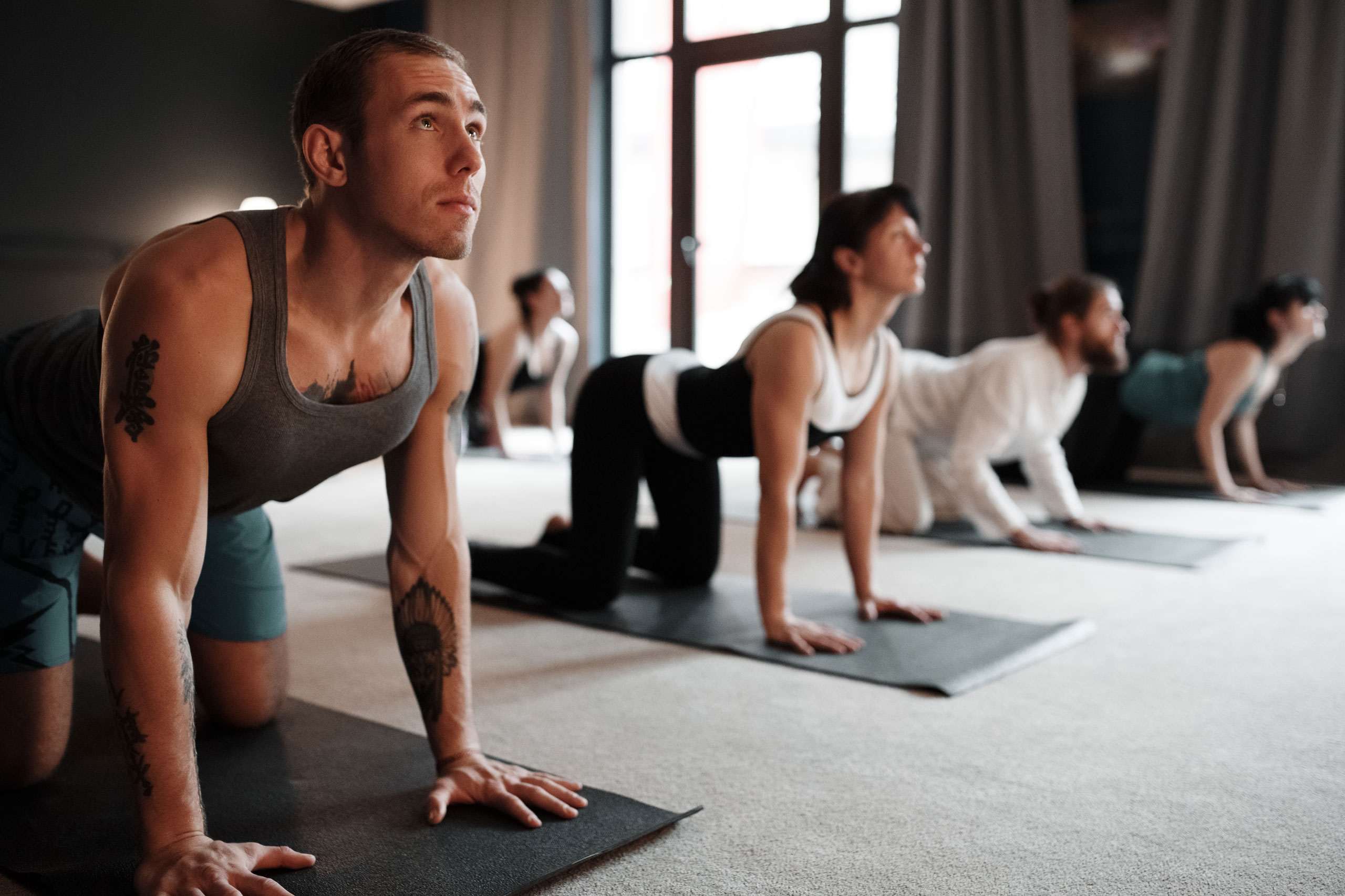 Group yoga